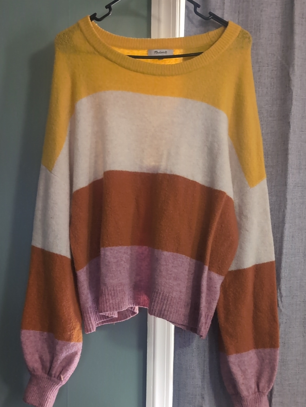 Madewell Soft Crewneck Sweater-Lg